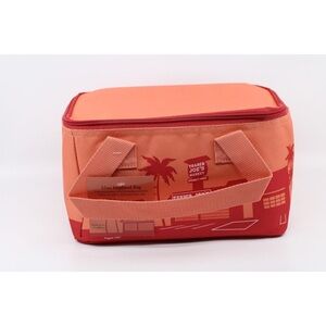 NWT Trader Joe's Mini Insulated Bag Peach - Limited Edition